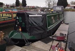 Ms Linford & her boat Treespirit